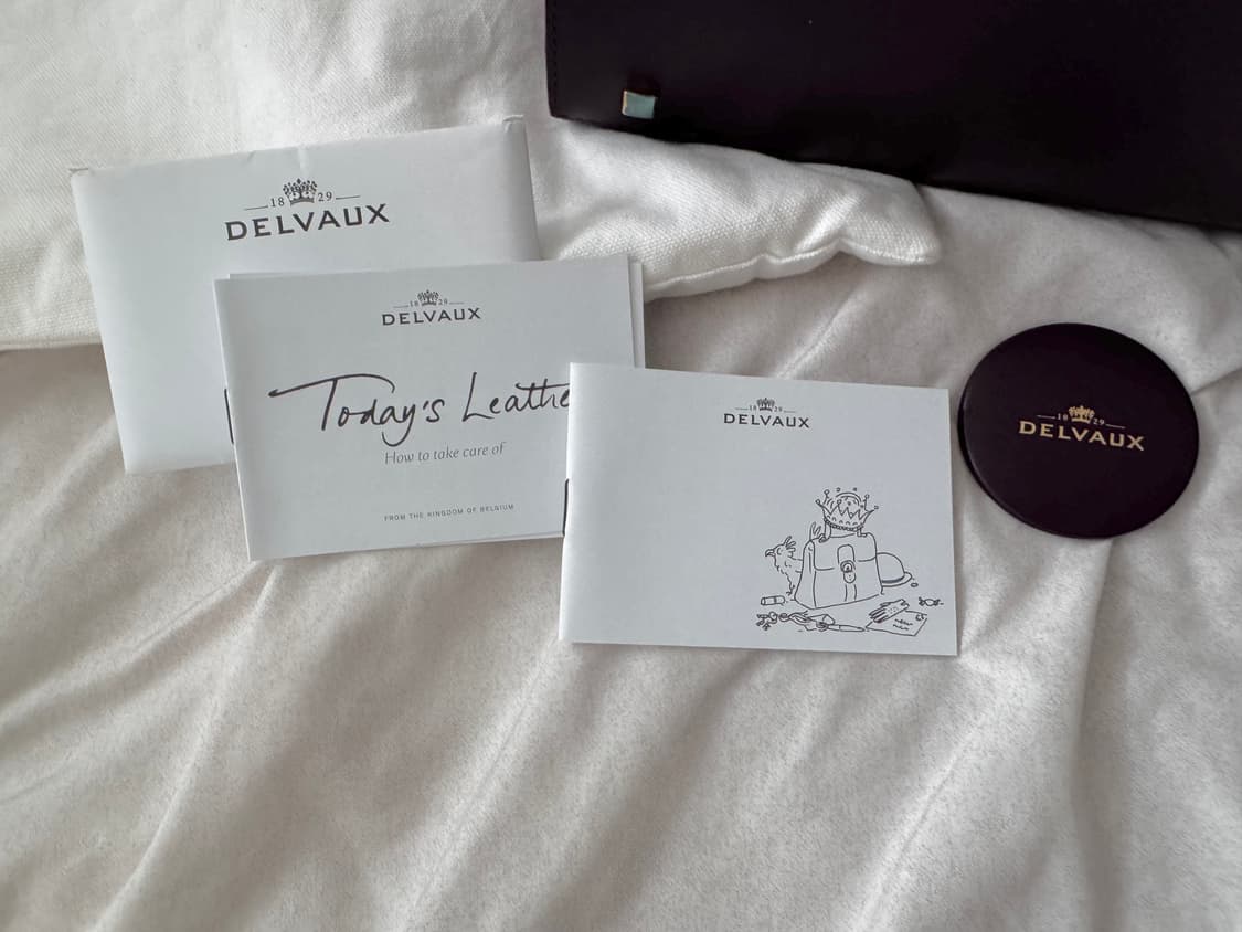 delvaux 델보 톰페트 탕페트 MM 풀구성 상품이미지8