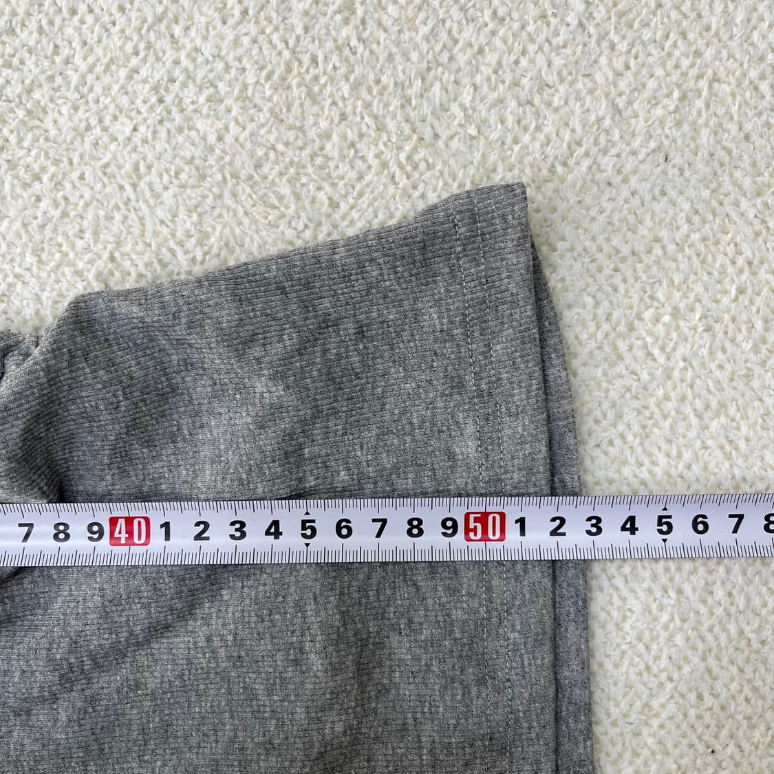 실측확인 고급 여성 반팔 니트 집업 0312M1 상품이미지4