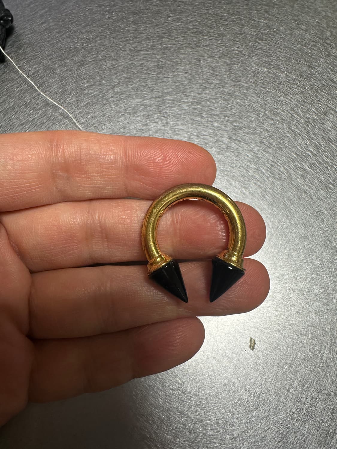 VITA FEDE 비타페데 골드 블랙 스파이크 반지 (13호) 상품이미지5