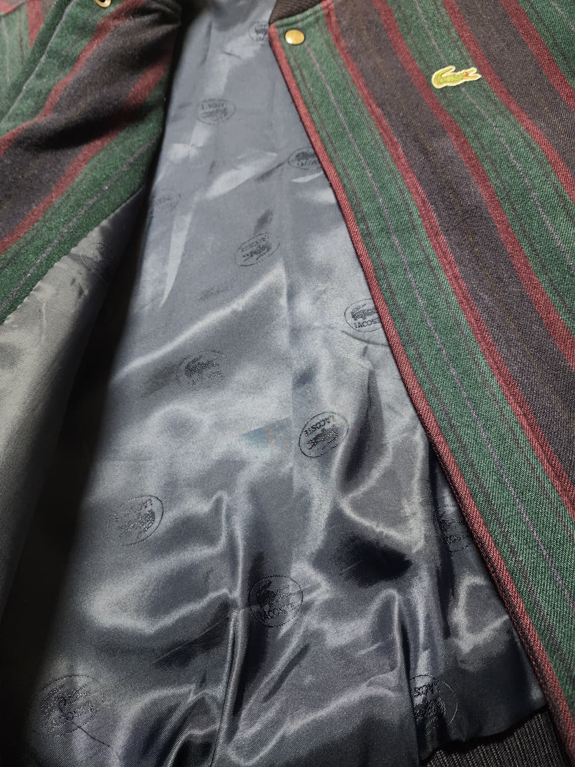 라코스테 올드스쿨 울 블루종 자켓 상품이미지7