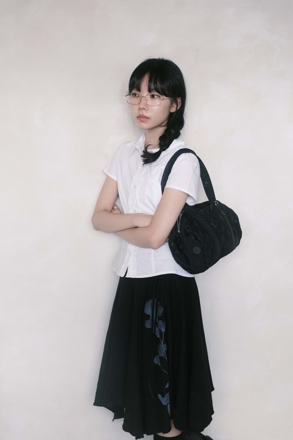 프레그팜 안젤라 로즈 언발란스 스커트 상품이미지3