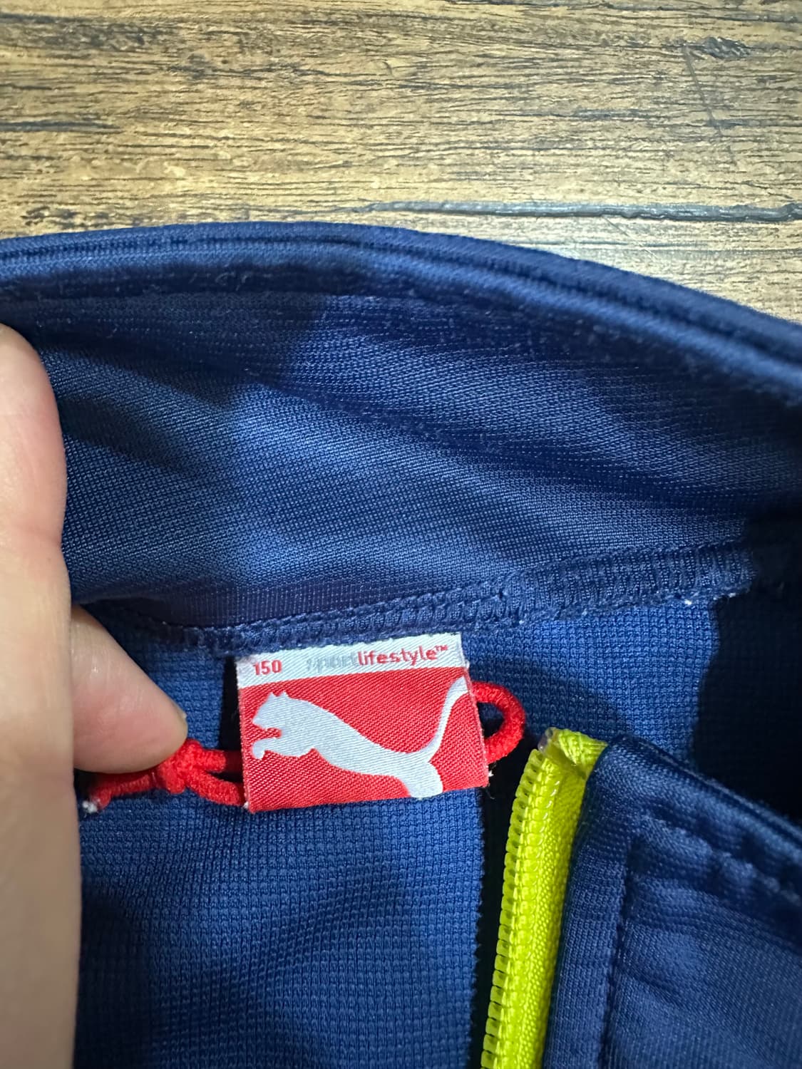 푸마 네이비 트랙 자켓 S 일본제품 올드스쿨 일본판 상품이미지5