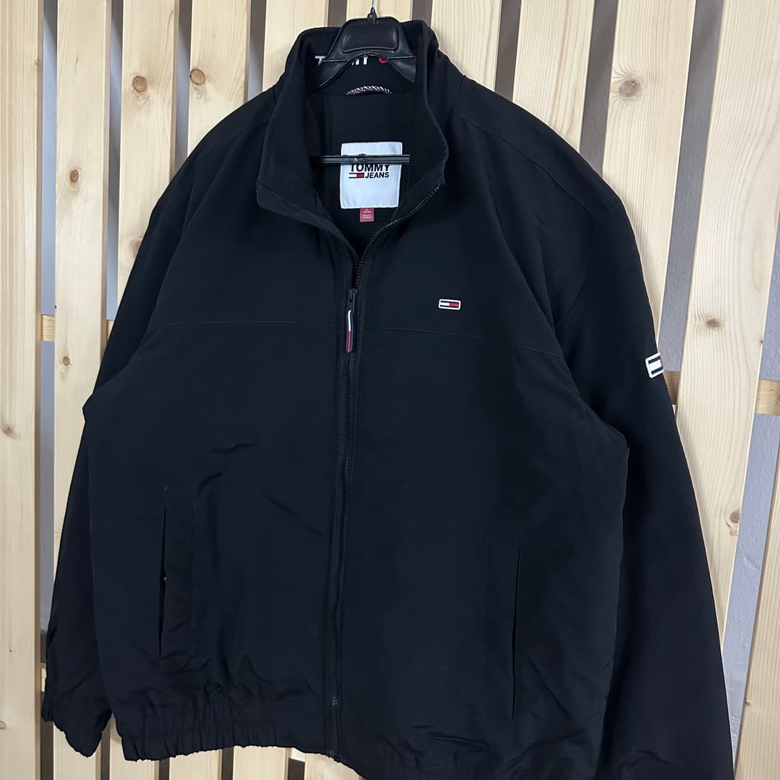 (XL) 타미힐피거 블랙 바람막이 자켓 상품이미지2