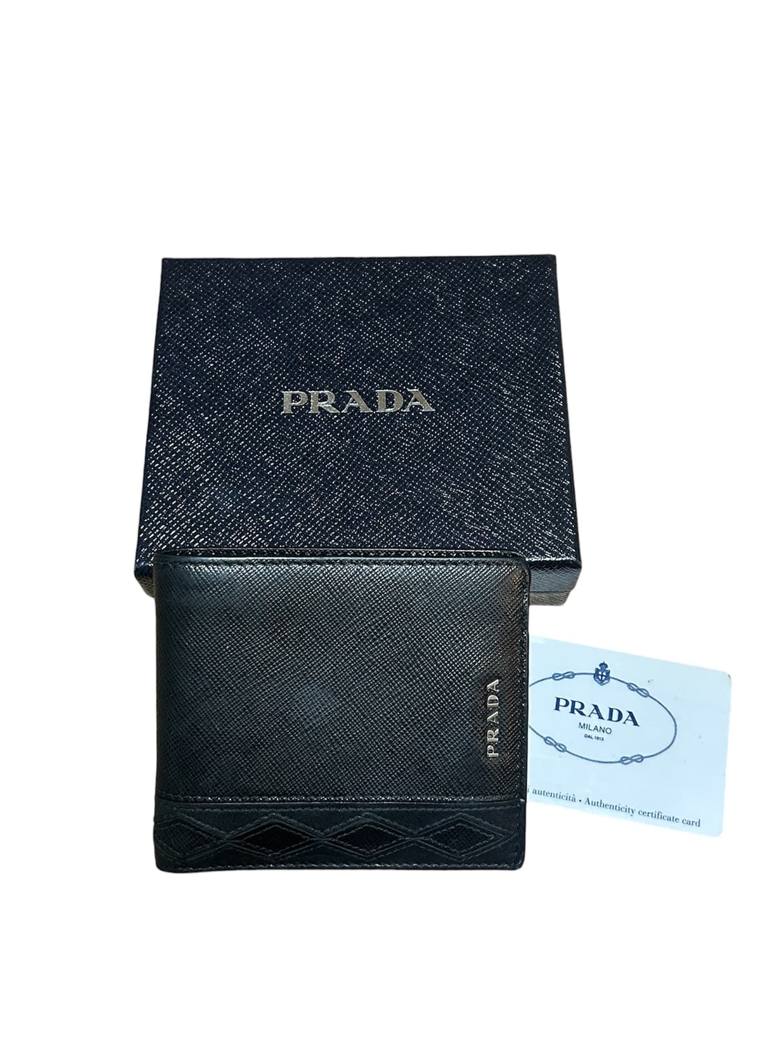 프라다 남성 반지갑 (풀박스) 상품이미지1