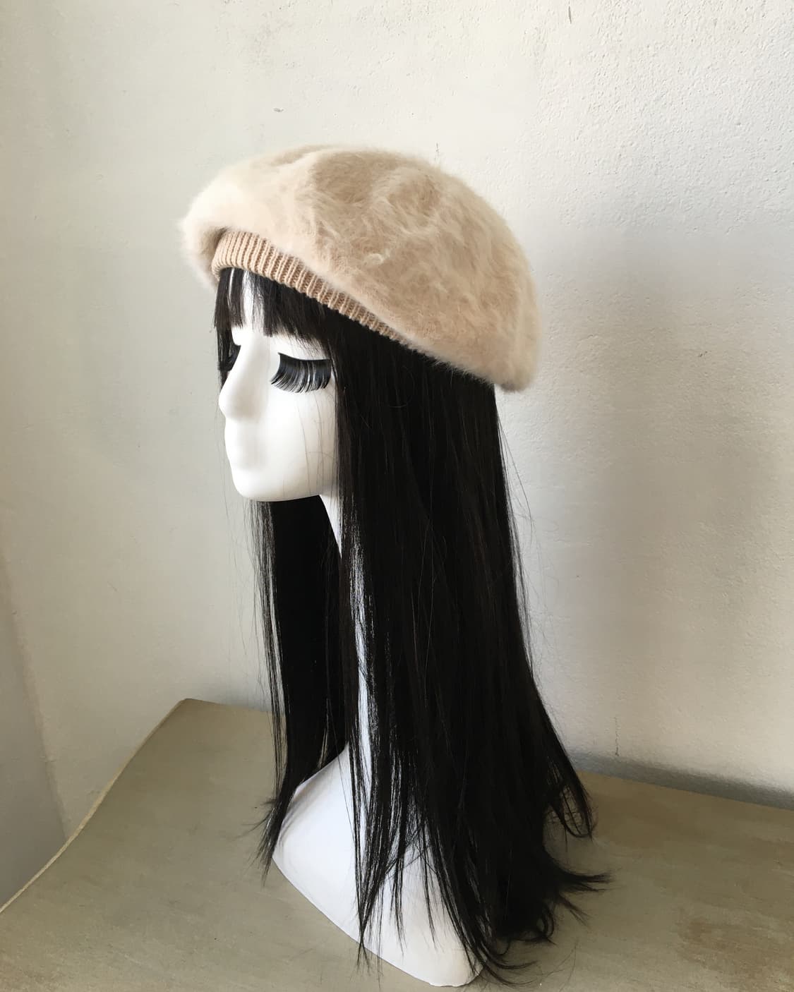 fluffy knit beret 상품이미지5