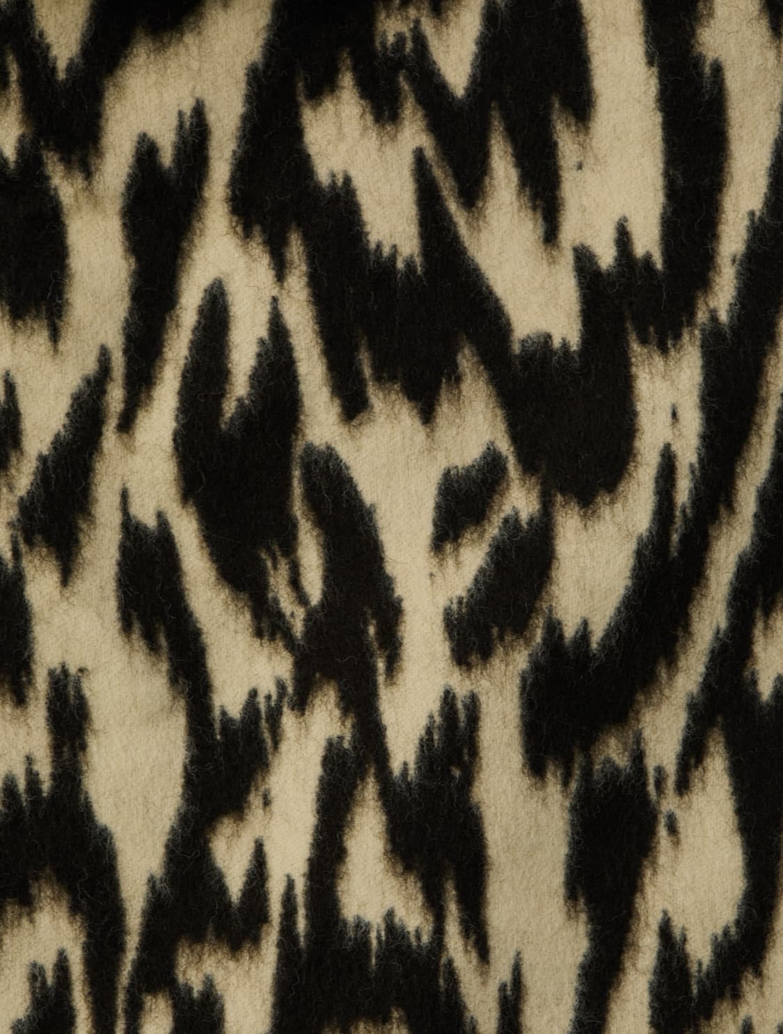 RECTO LEOPARD WOOL SHOULDER BAG (BROWN) 상품이미지4