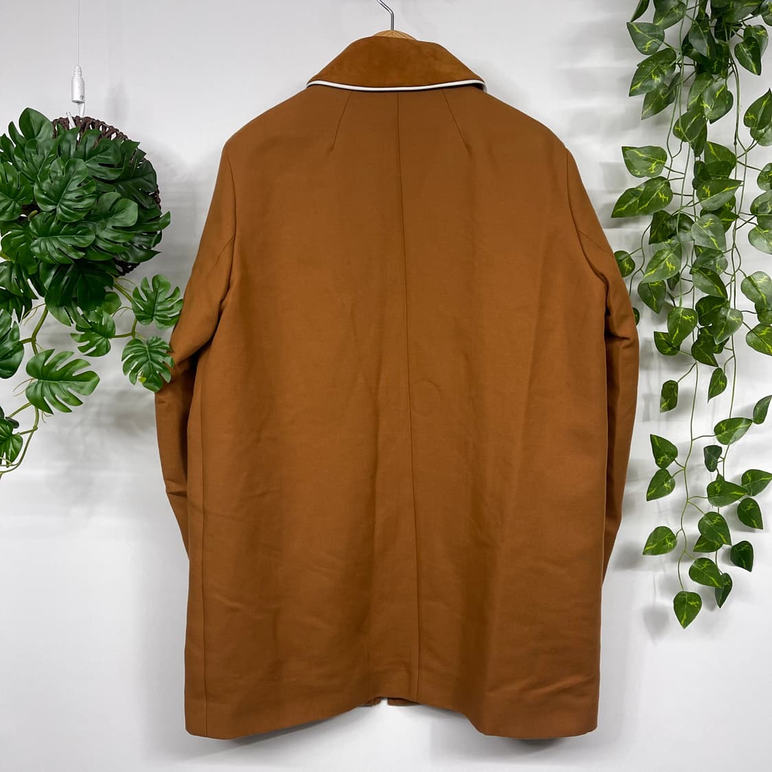 [산드로] 브라운 코트 배색 카라 (38) 상품이미지2