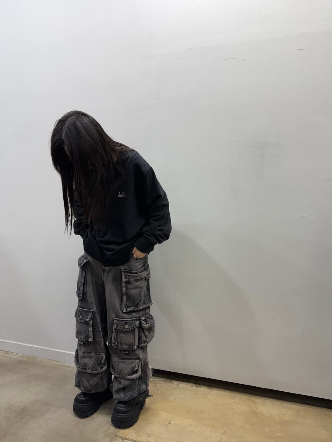 Cp컴퍼니 오버핏 로고 스웻셔츠 상품이미지9