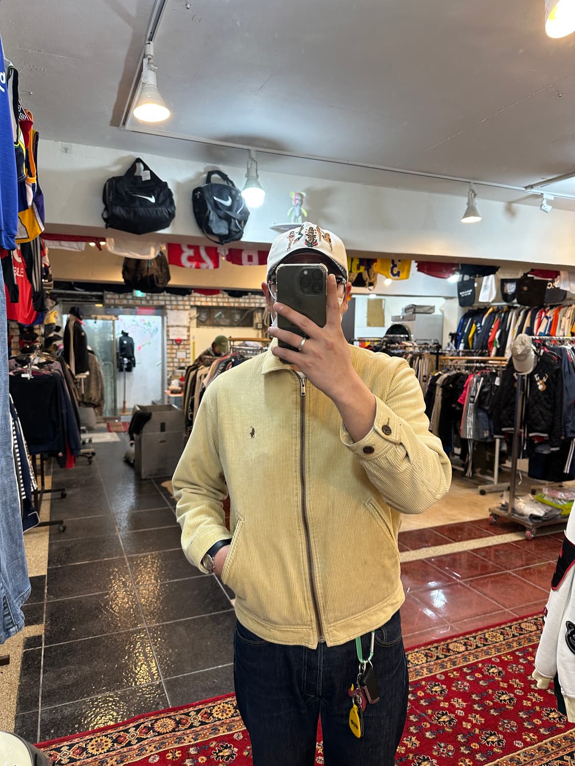 폴로 랄프로렌 코듀로이 블루종 베이지 국내 정품 상품이미지3