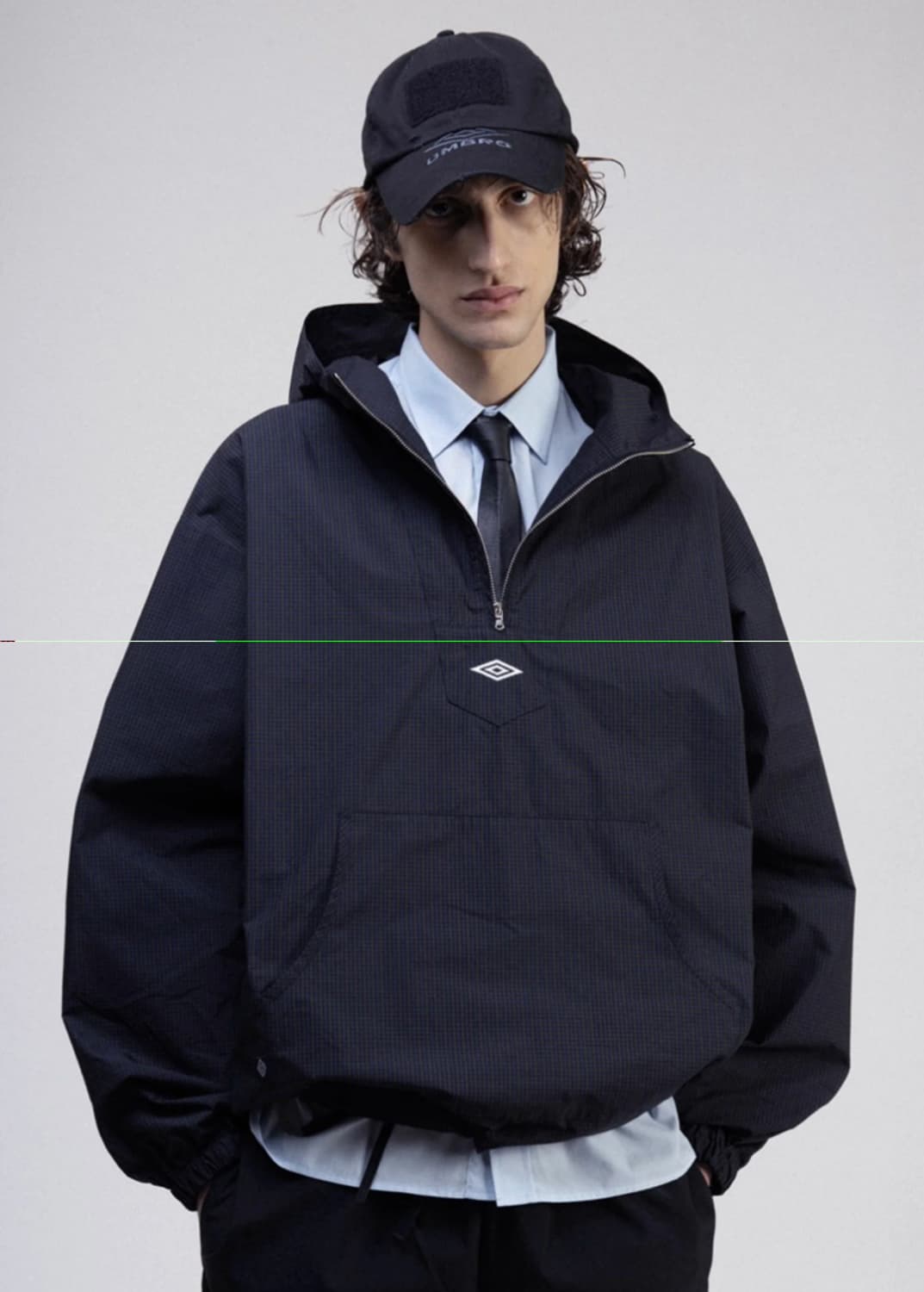 M 새제품) 엄브로 X 슬램잼 마스크 아노락 바람막이 L 100~105 상품이미지1