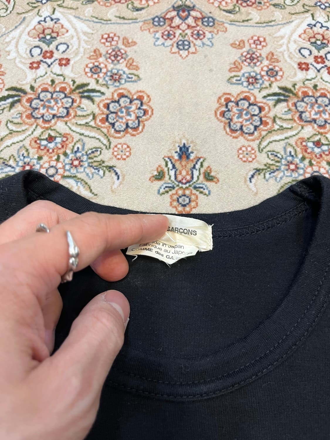 꼼데가르송 컬러블럭 롱슬리브 상품이미지5