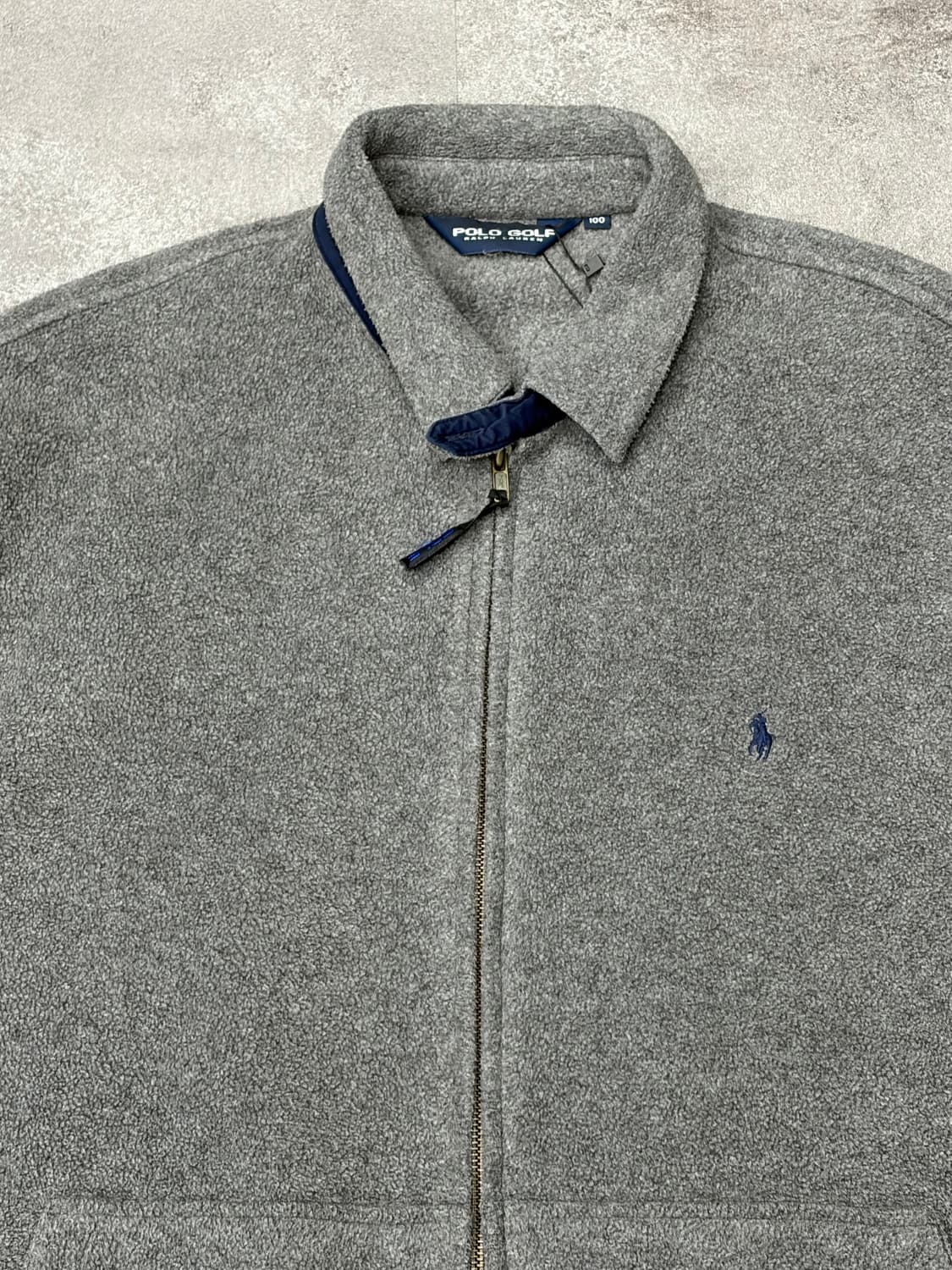 폴로 랄프로렌 골프 플리스 집업 자켓 회색 상품이미지3