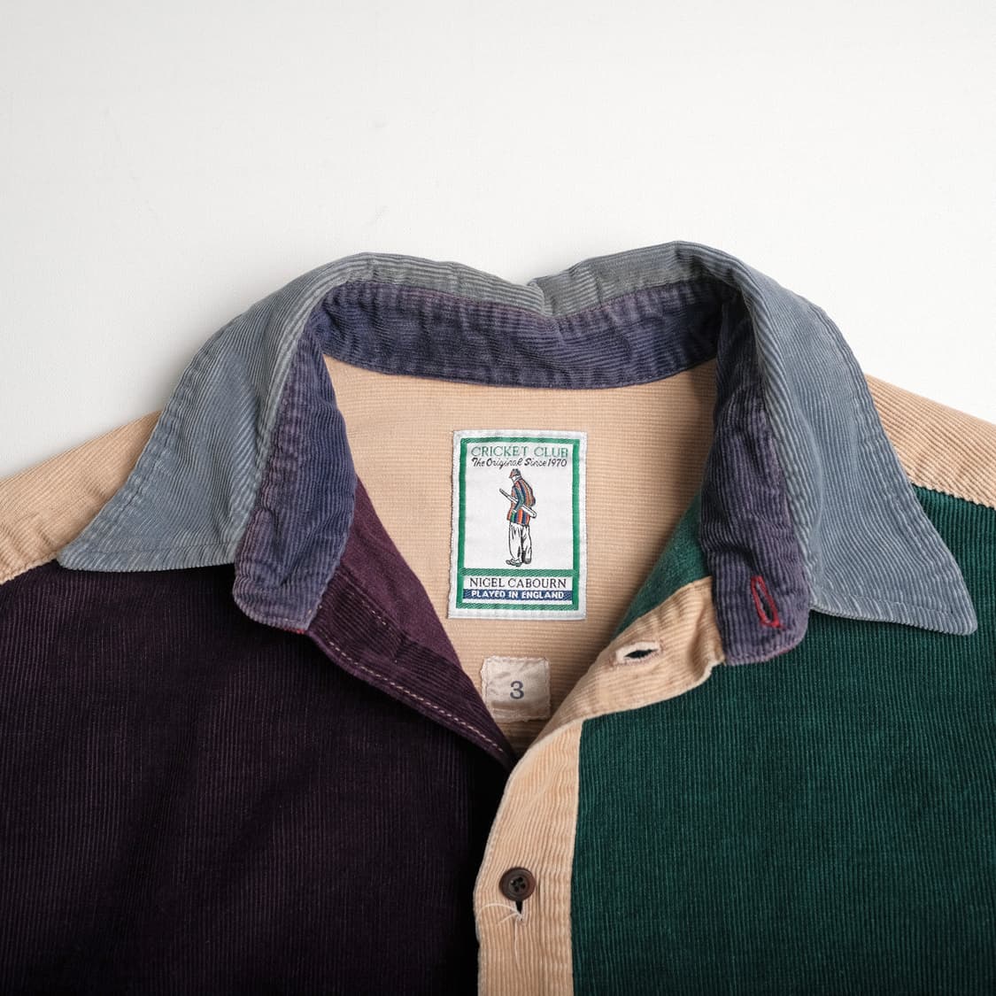 나이젤카본 올드라벨 코듀로이 패치워크 셔츠 3(105)사이즈 상품이미지4