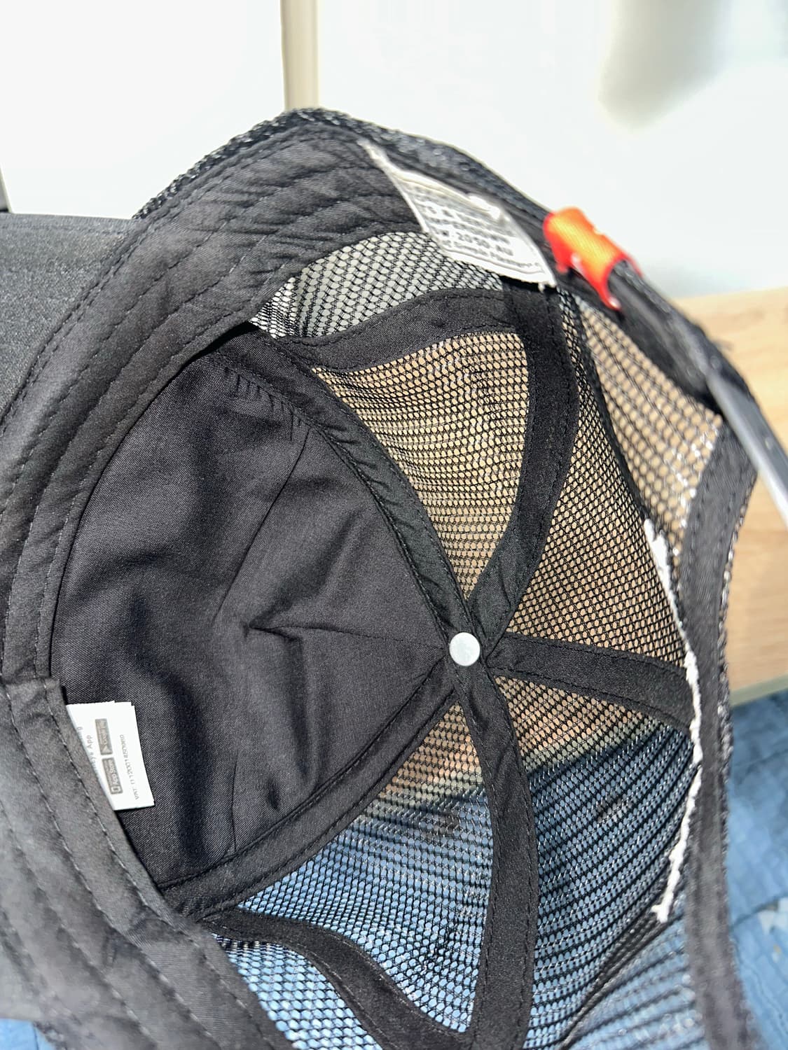 데우스 메쉬캡 블랙 새제품 상품이미지2