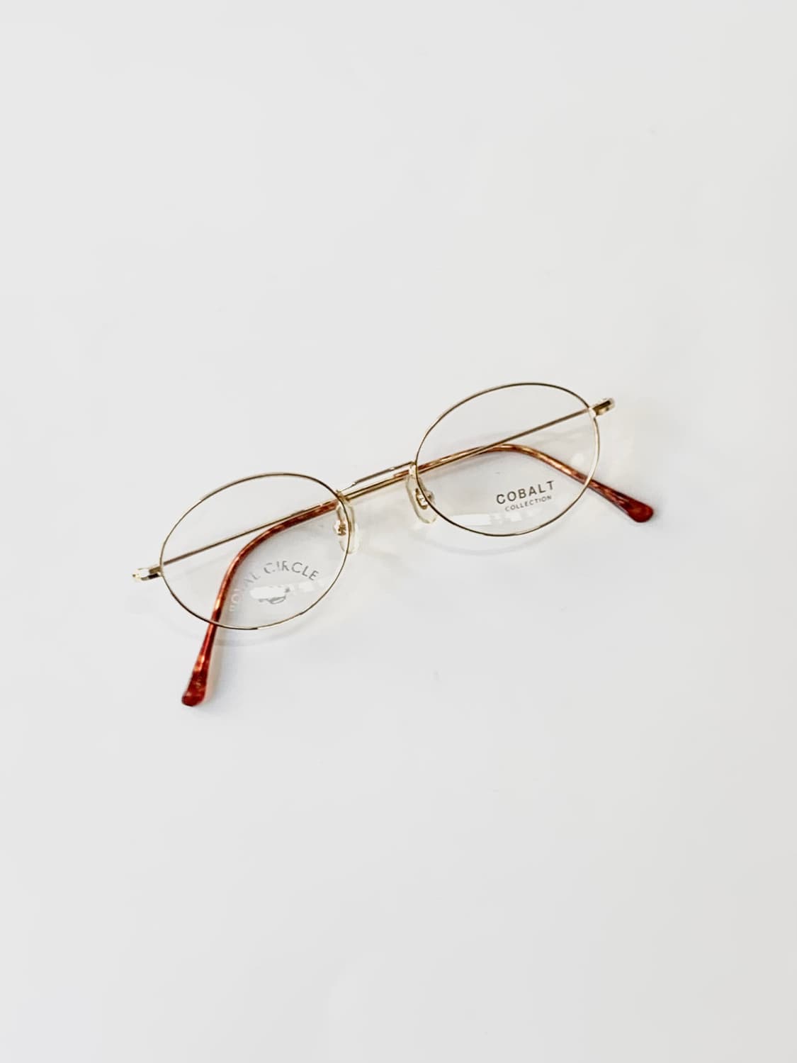 [픽키-652] 골드 라운드 메탈 안경 로얄서클 데드스탁 상품이미지3