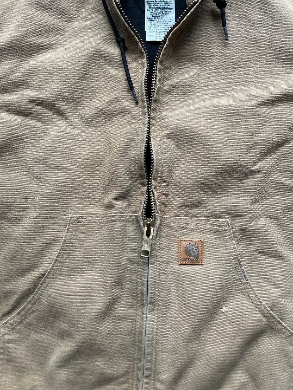 칼하트 j130 CML 카멜 액티브 자켓 샌드스톤 상품이미지3