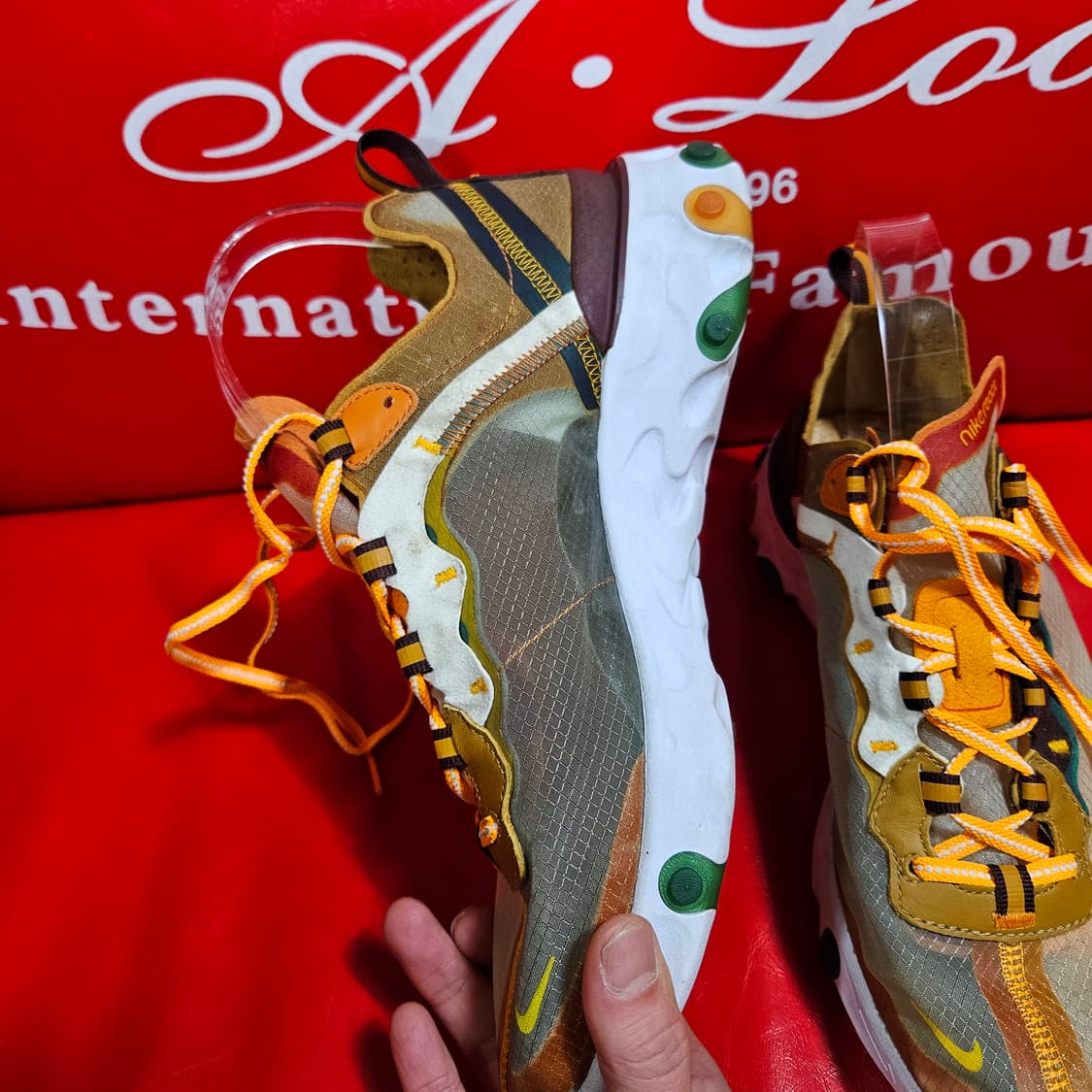 나이키(Nike) 리엑트 엘리먼트87 오렌지 필 265size 상품이미지6