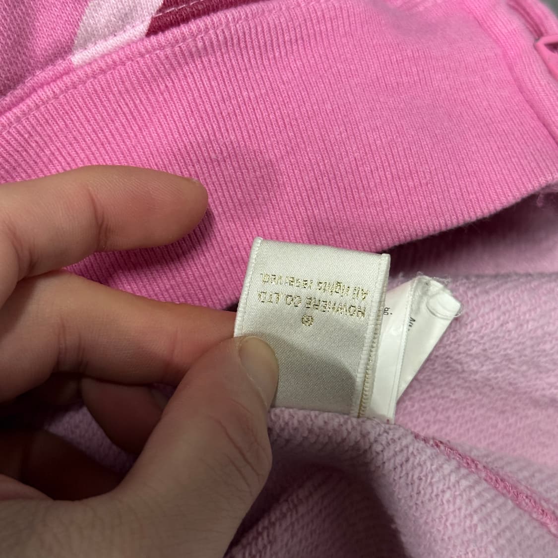 정품 베이프 OG ABC 핑크 카모 집업 후디 상품이미지10