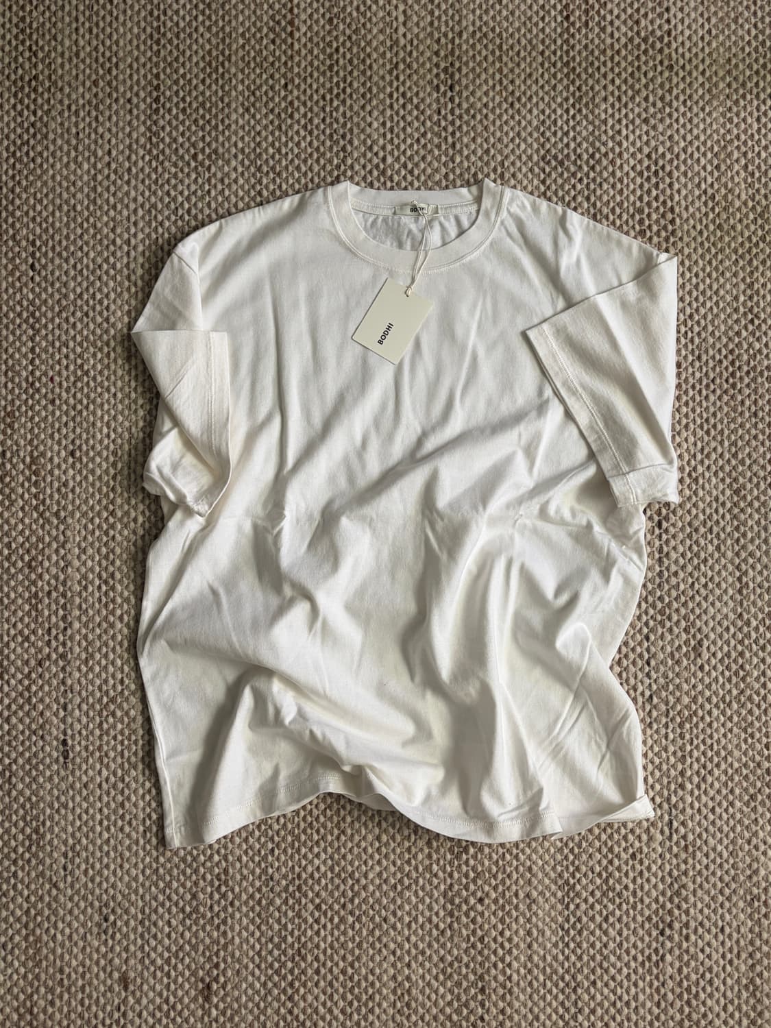 [3] BODHI CASHMERE 반팔티 화이트 상품이미지5