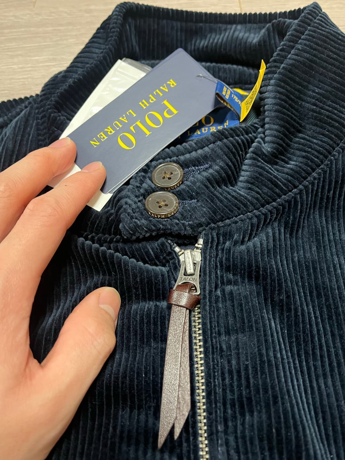 (백화점판, 새상품) 폴로 랄프로렌 코듀로이 바라쿠타 블루종 상품이미지3