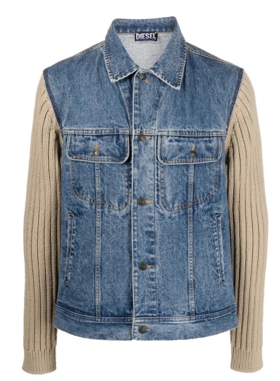 디젤 니트 데님 자켓 상품이미지1