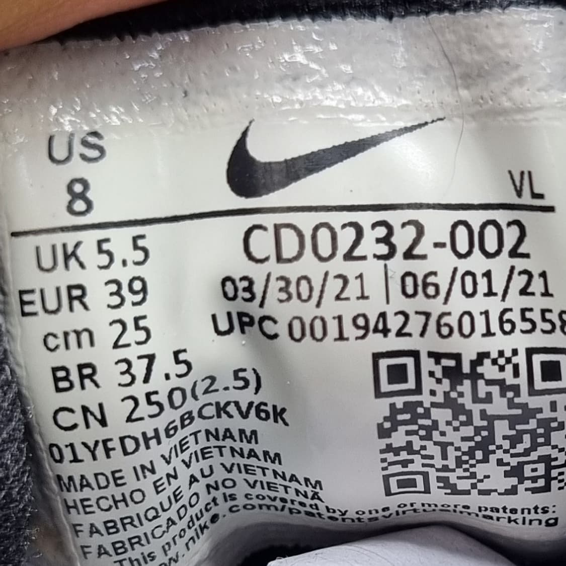 나이키 퀘스트3 운동화 250 상품이미지6