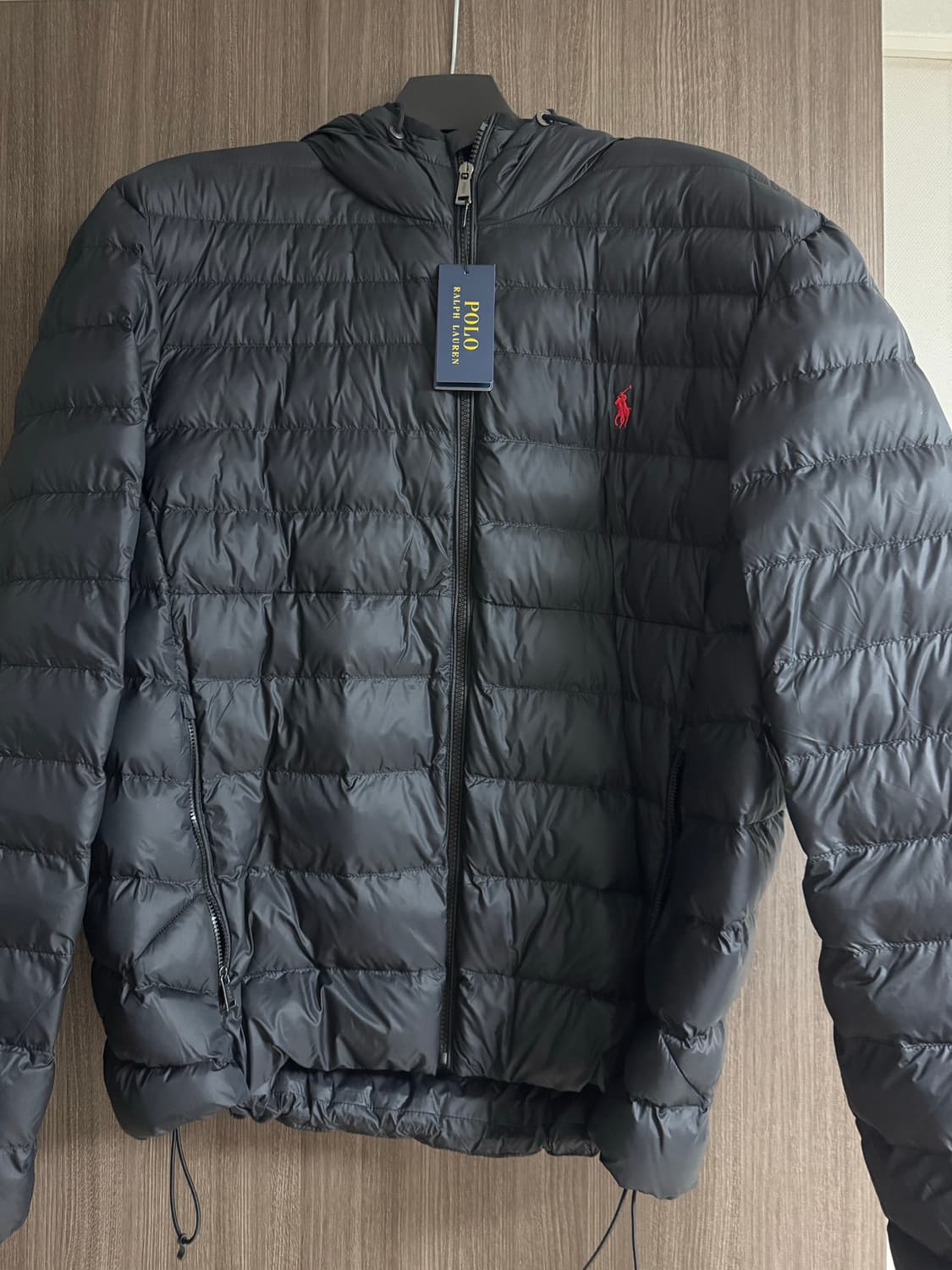 폴로 경량 패딩 xl 새상품 블랙 상품이미지2