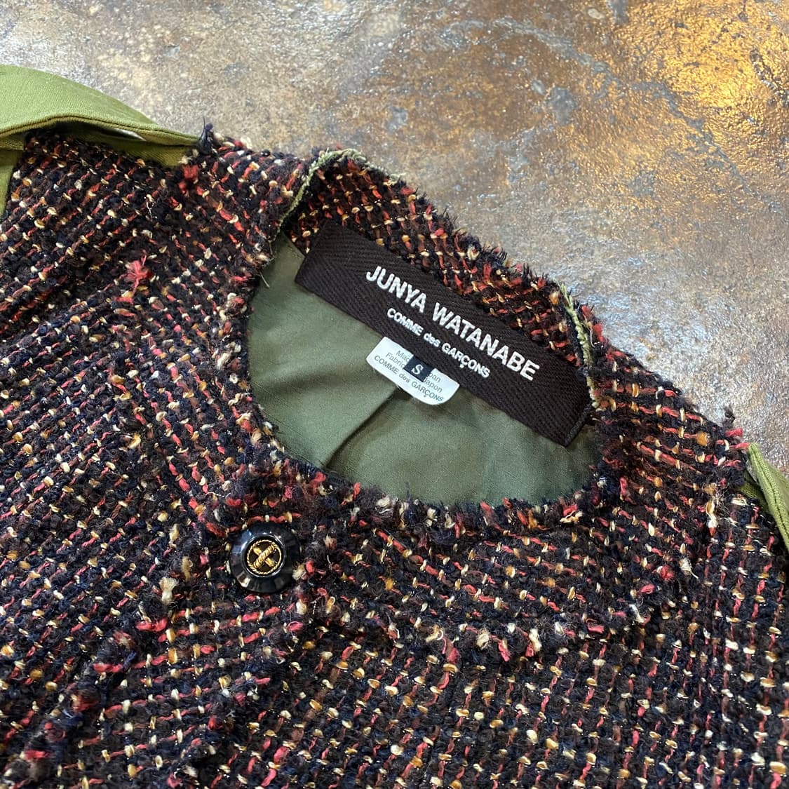 (S) 준야와타나베 니트 울 야상 상품이미지4