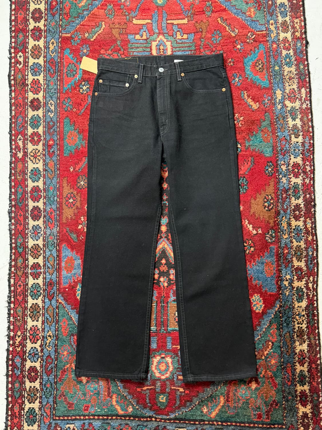 90's 빈티지 리바이스 517 블랙 플레어진 신품급 컨디션 상품이미지2