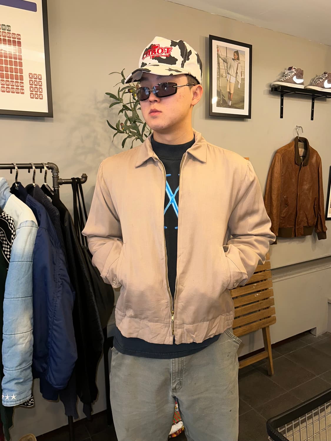 60-70‘s American talon material jacket  상품이미지1