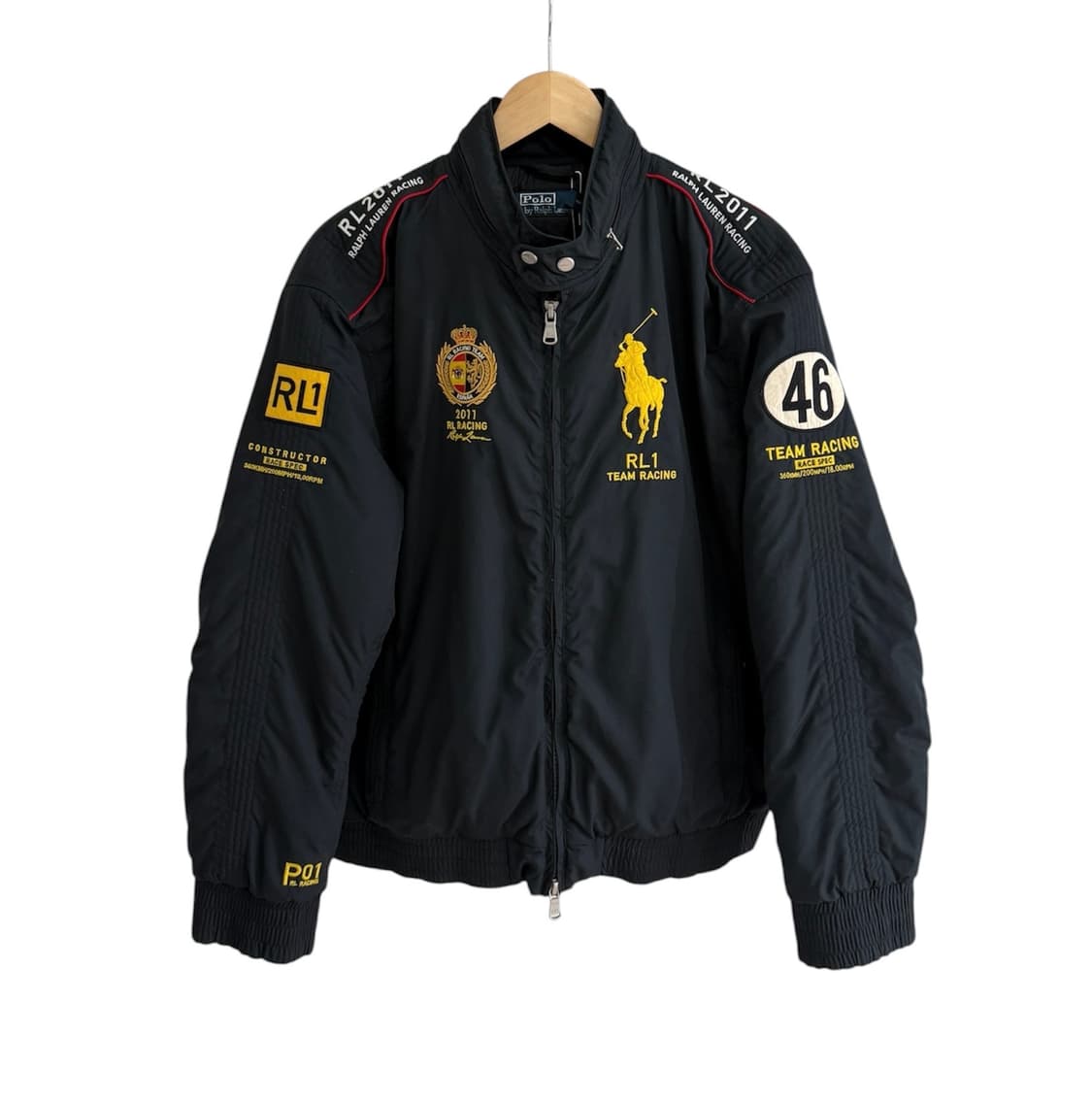 폴로 랄프 로렌 빅포니 에스파냐 RL1 레이싱팀 봄버 자켓 상품이미지1