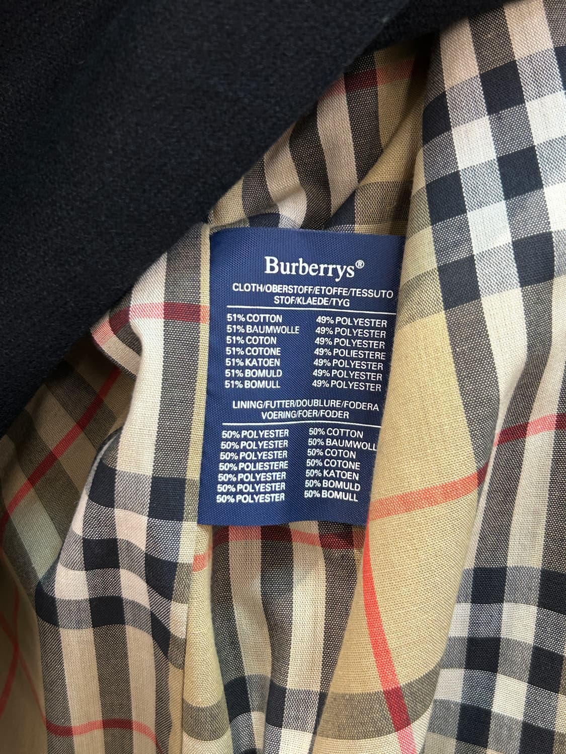 80s Burberry 버버리 블랙 트렌치 롱코트 상품이미지7