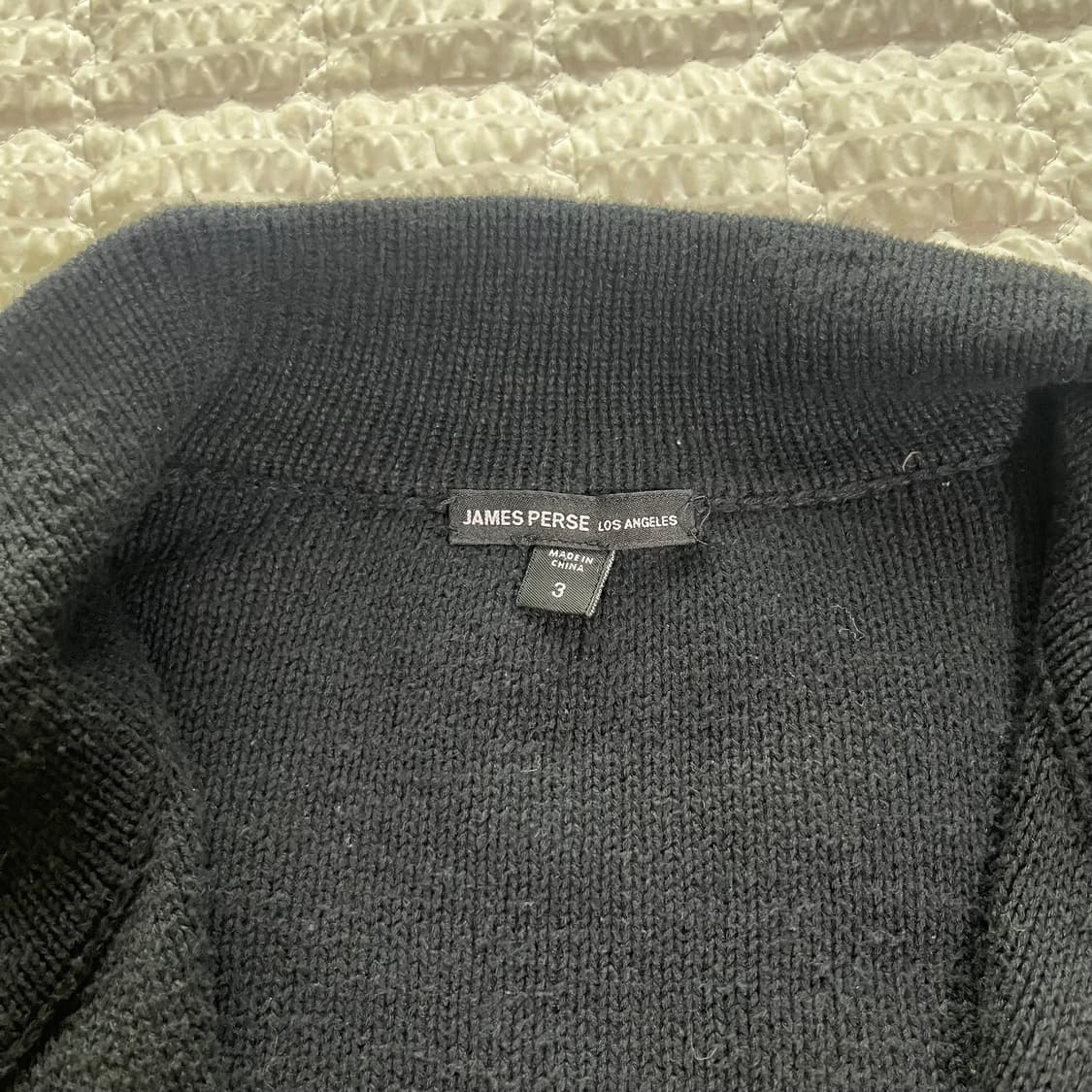 제임스펄스 블랙라벨 코튼 린넨 드라이버스 니트 집업 상품이미지3