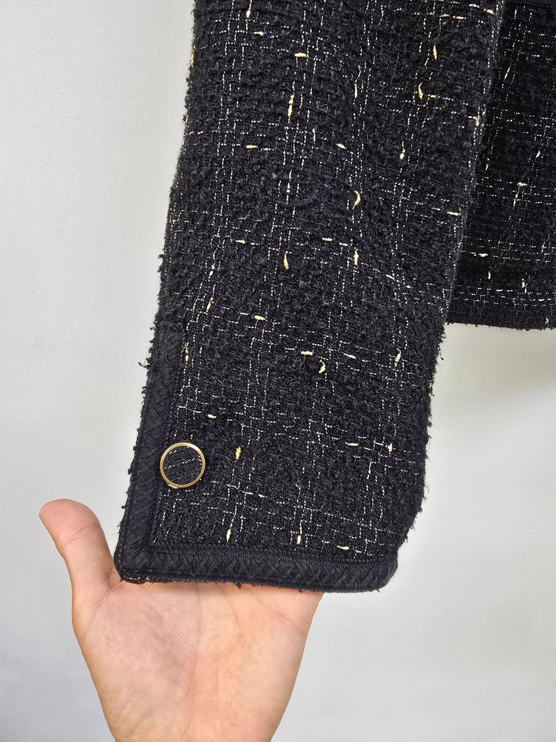 디벨 Dbel 남성 골드 트위드 자켓 블레이져 상품이미지6