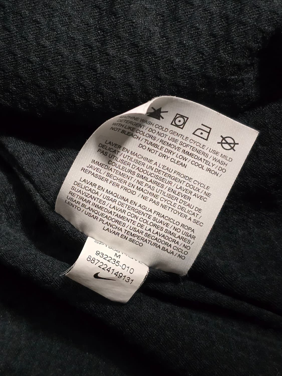 나이키 골프 NIKE 에어로로프트 블랙 경량패딩 M사이즈 상품이미지7