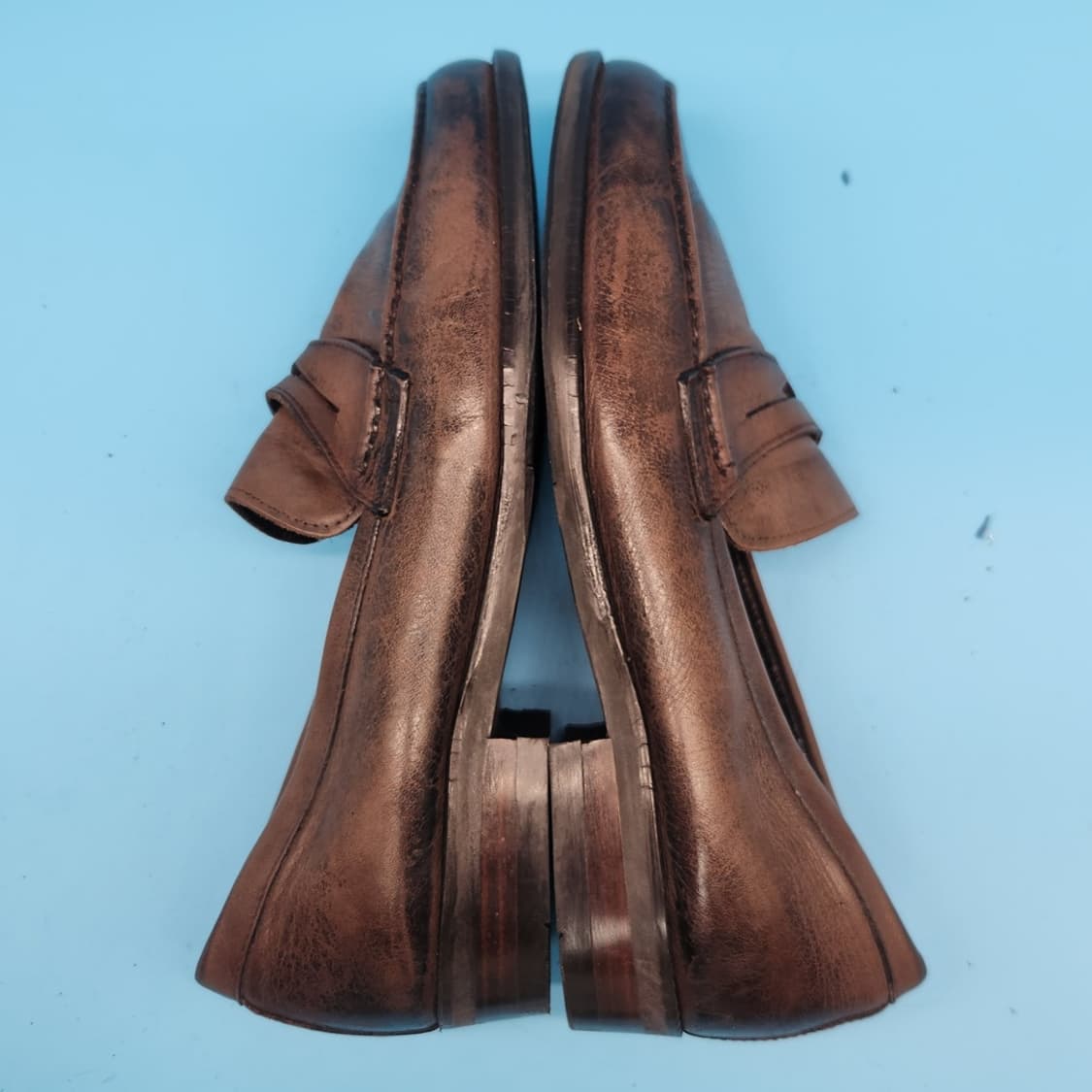 o 탠디 레더 남성로퍼 실사이즈275 상품이미지5