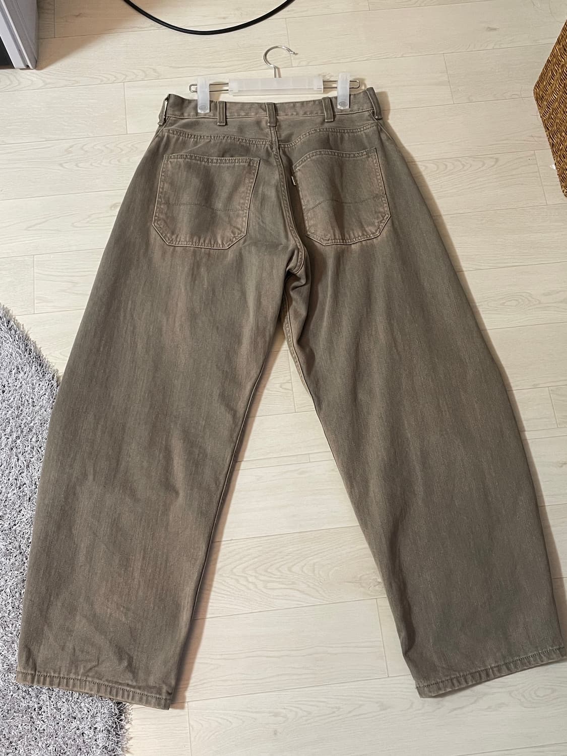 [2] 해칭룸 커브진 워시드 베이지 상품이미지2