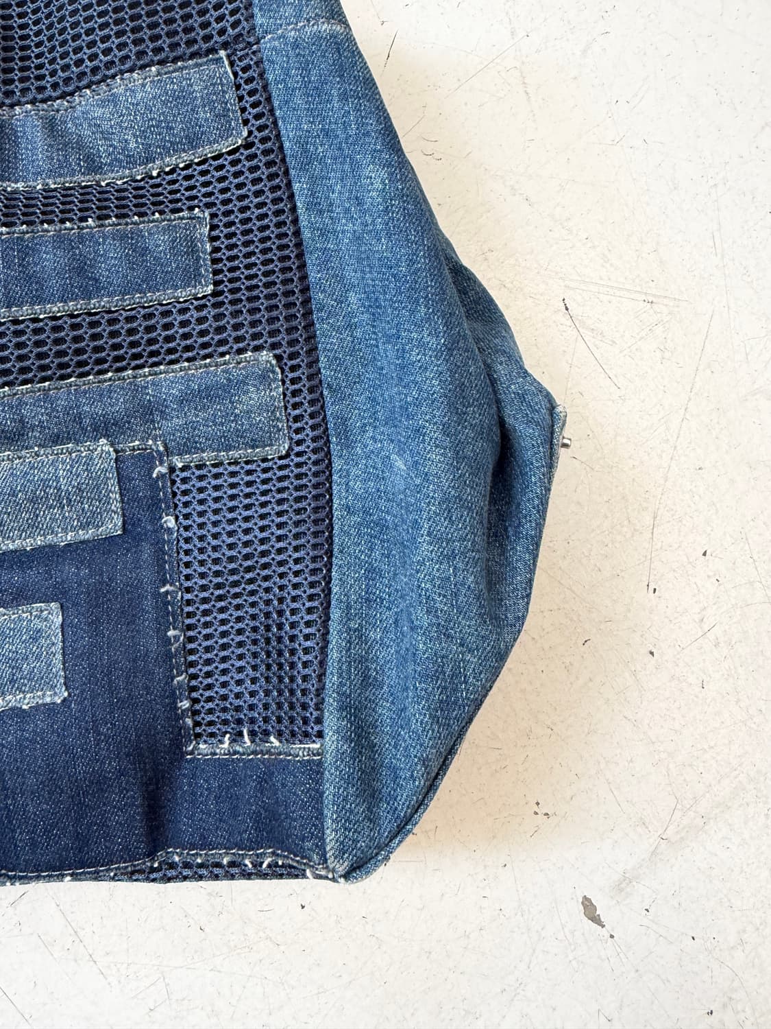 denim patchwork tote bag 상품이미지4