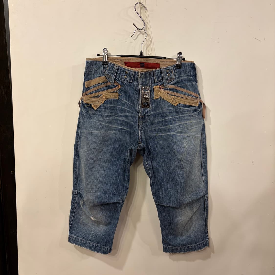 00‘s 마리떼 프랑소와 저버  버클 카프리팬츠 상품이미지2