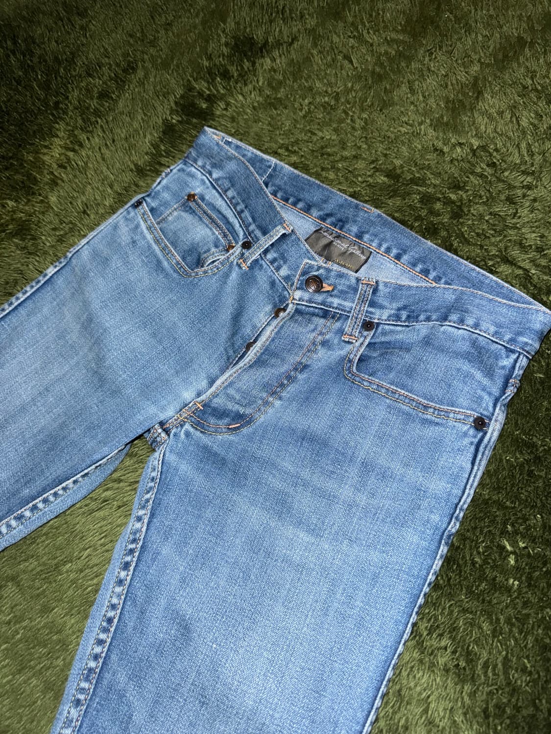 [48] BEAMS 빔즈 인터네셔널 갤러리 버튼 플라이 데님 팬츠 상품이미지2