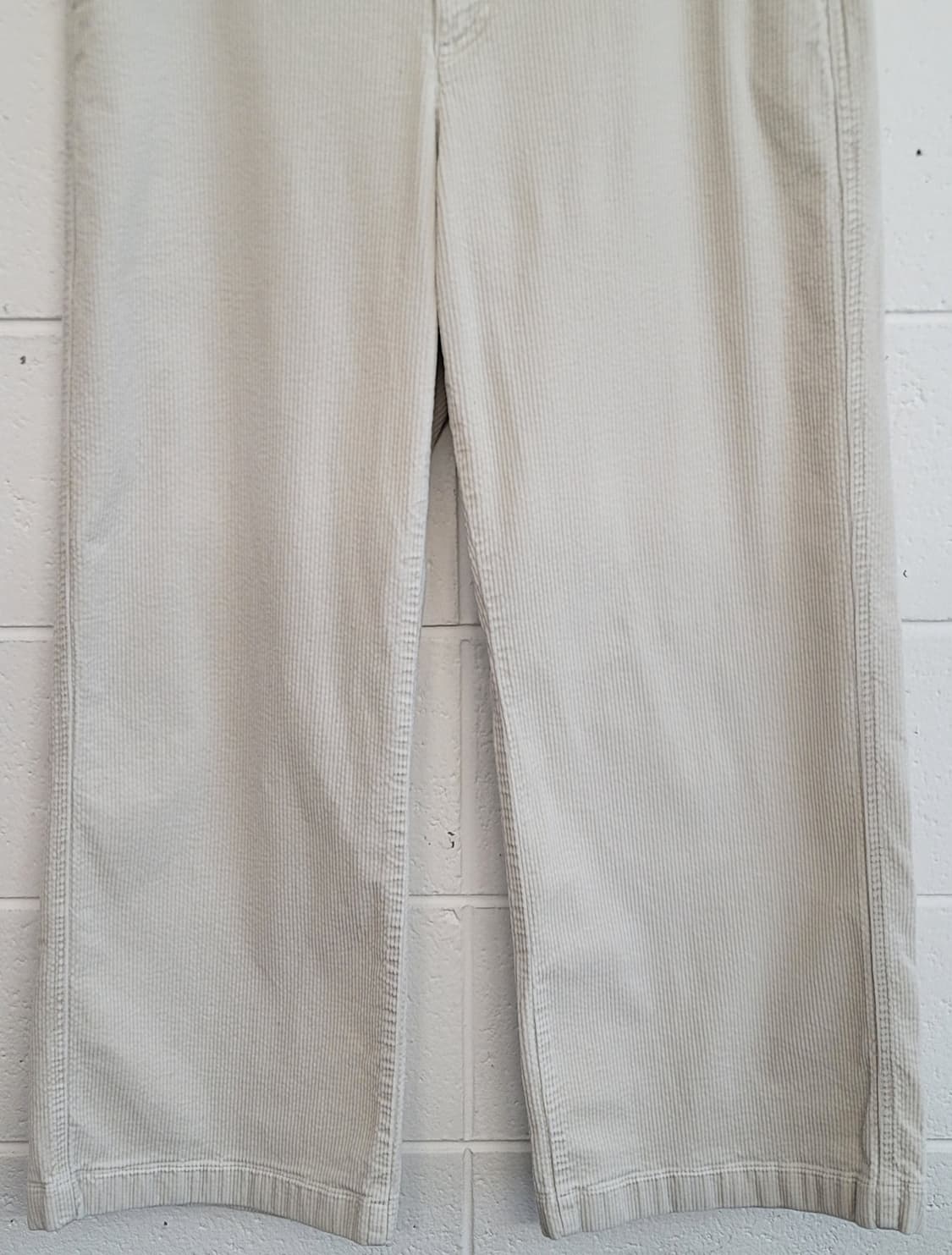 유니클로(남여공용) 봄.가을 코듀로이 와이드팬츠(면바지) 판매 상품이미지4