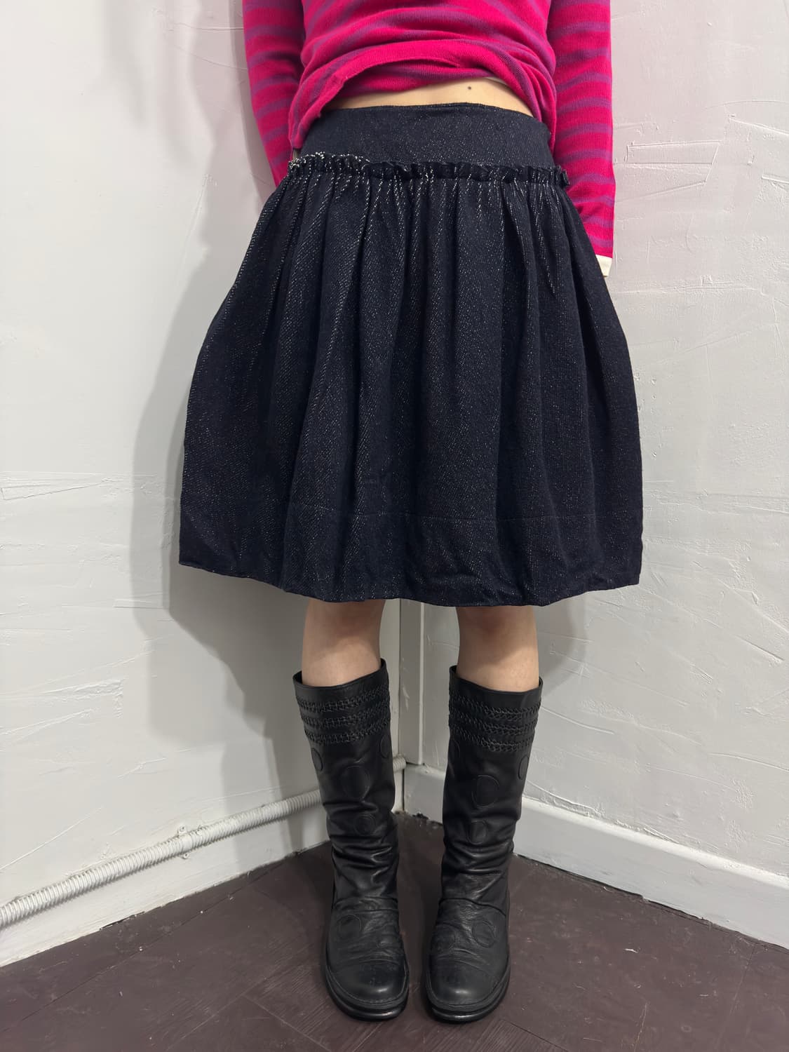 totalite wool mini skirt 상품이미지4