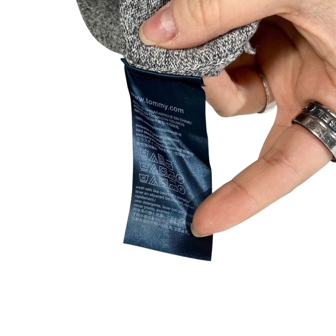 타미힐피거 브이넥 보카시 니트 상품이미지4