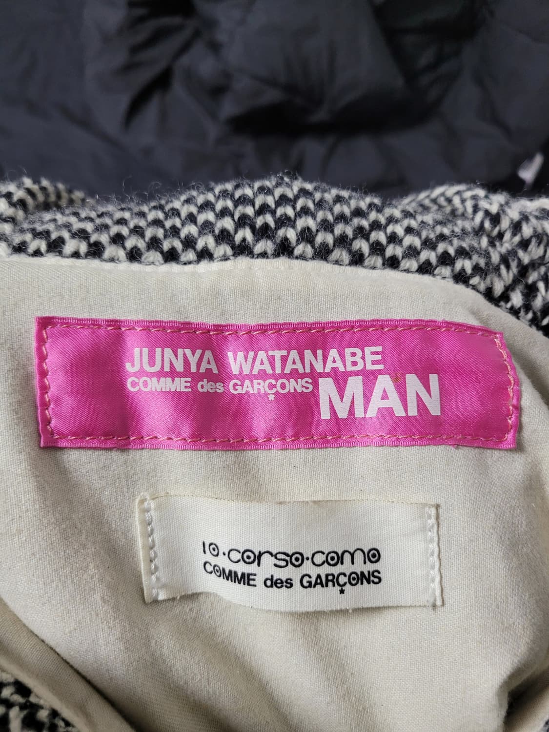 준야 와타나베 x 꼼데가르송 knit tote bag 상품이미지3