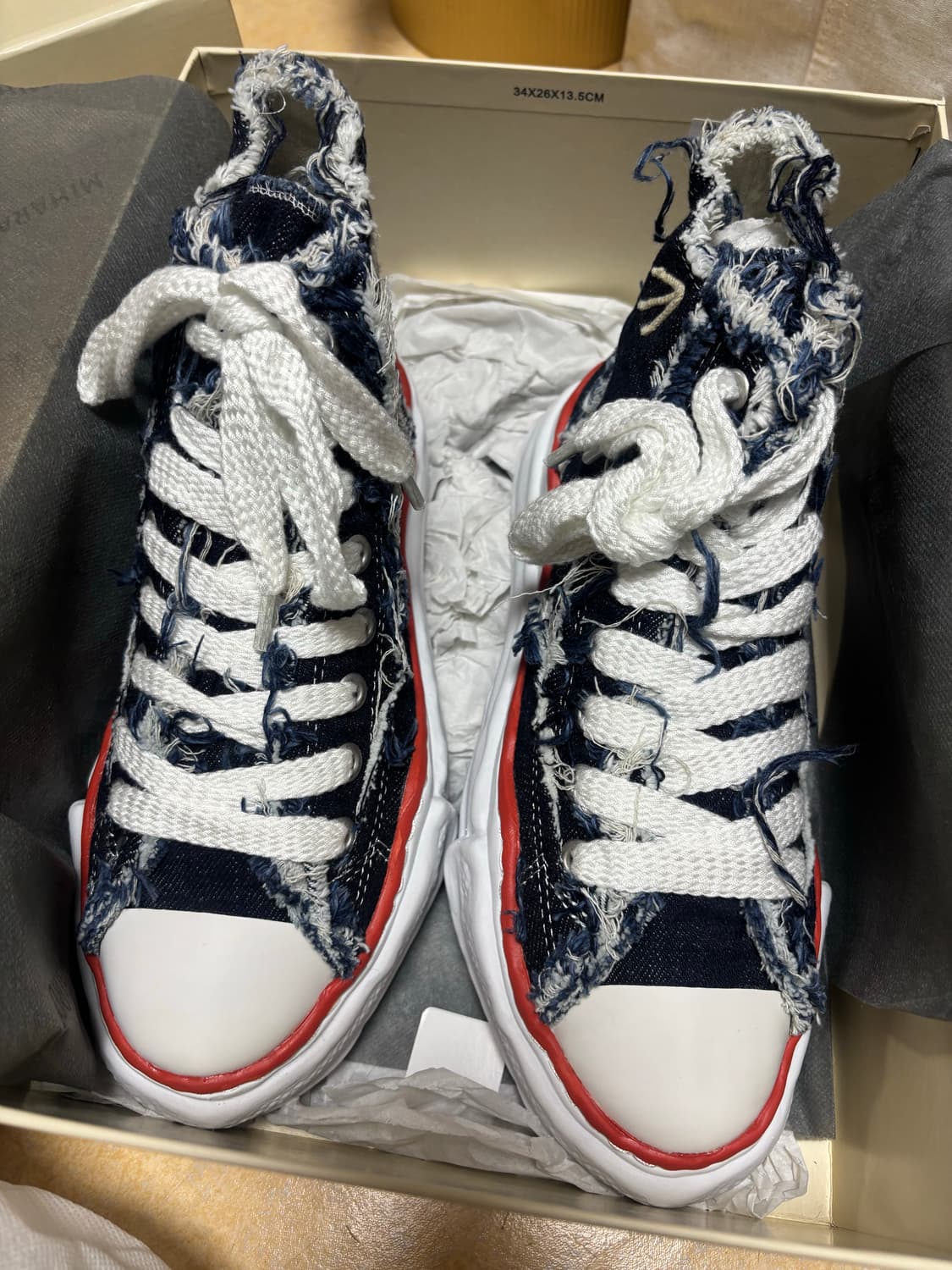 나이젤 카본 미하라 야스히로 데님 하이 41 새상품  상품이미지1