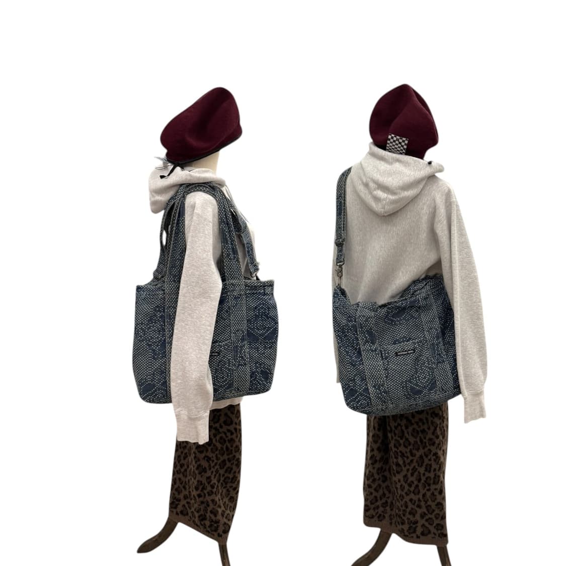 히스테릭글래머 2웨이 데님 숄더백 상품이미지9