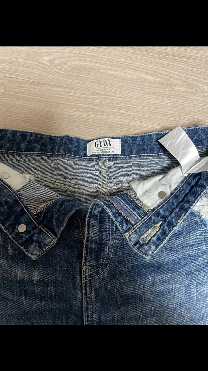 빈티지 데님 롱스커트 상품이미지3