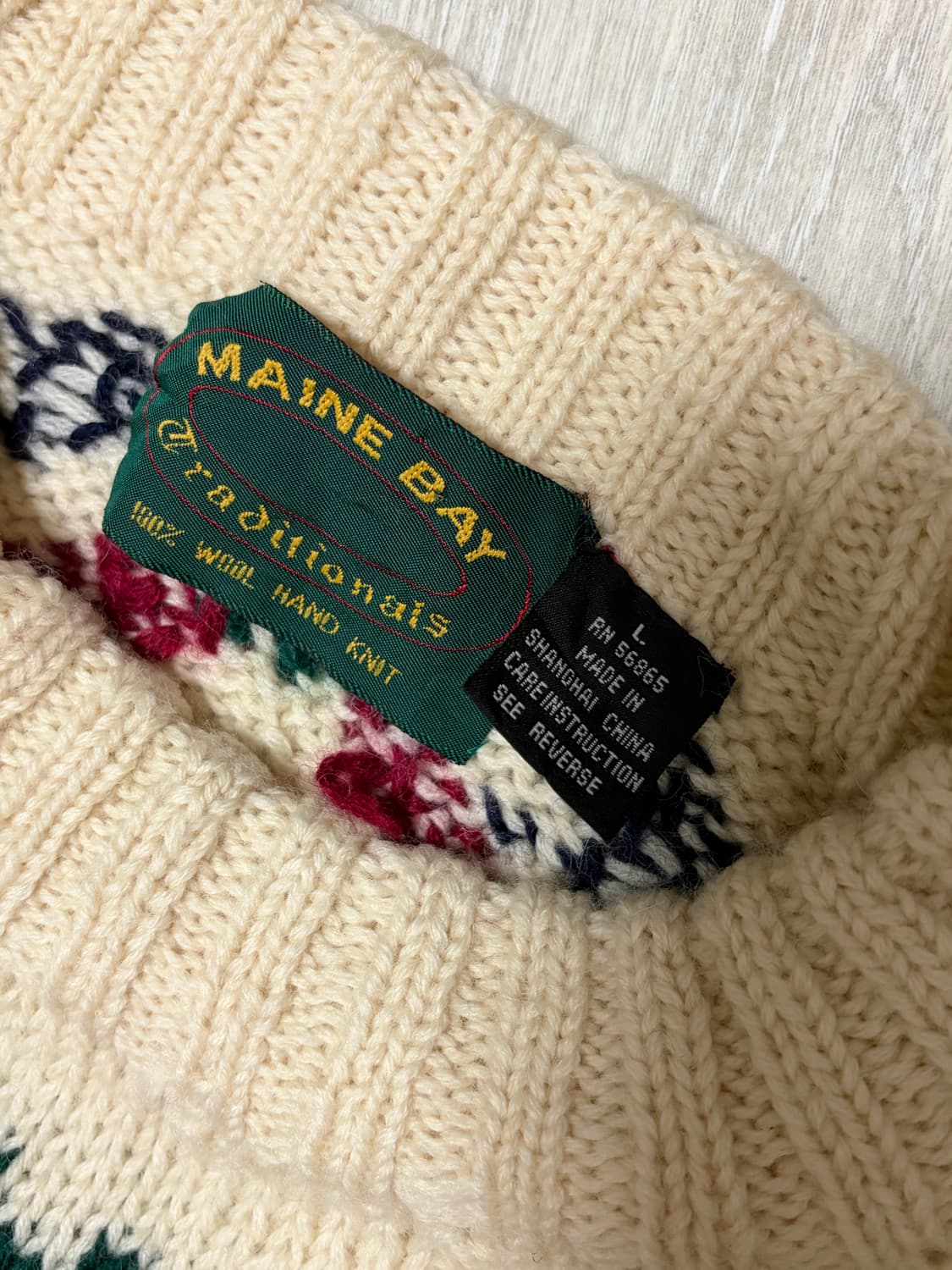 USA vintage knit (wool 100%) 상품이미지2