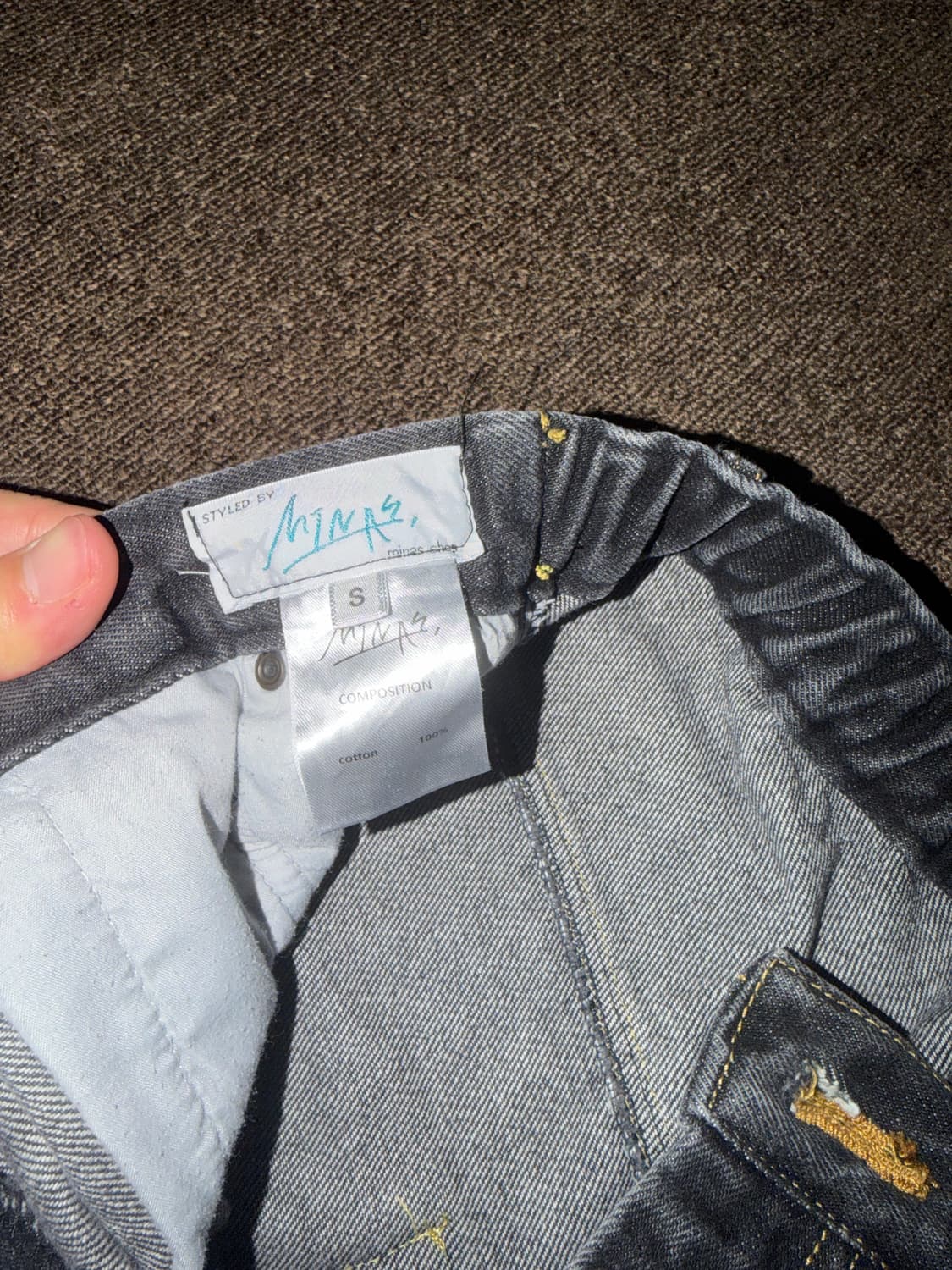 Minas denim wide pants  상품이미지2