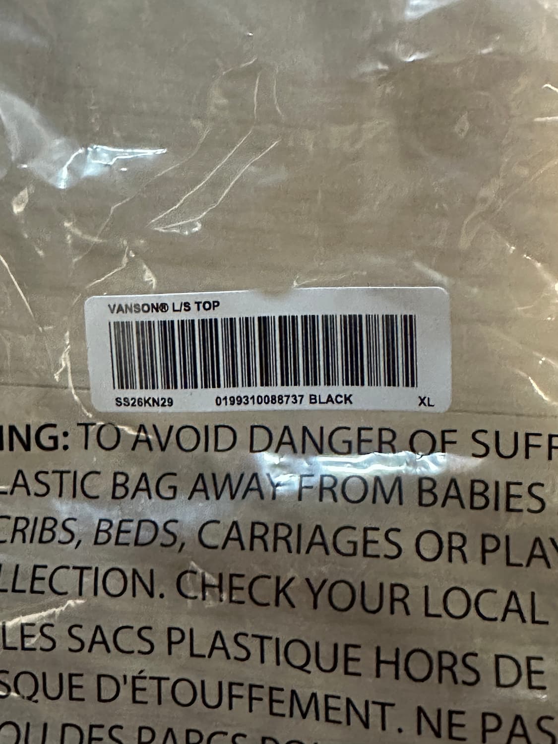 26SS 슈프림 x 밴슨 레더스 롱슬리브 탑 블랙  상품이미지4